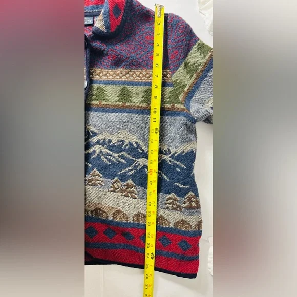 Vintage Sonoma Wool Blend Scenic Tapestry Jacket L - Picture 10 of 14